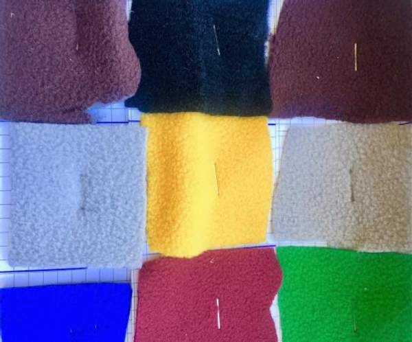 Флис (трикотажное полотно) черный, желтый, серый, коричневый, бордо, зеленый, голубой, синий