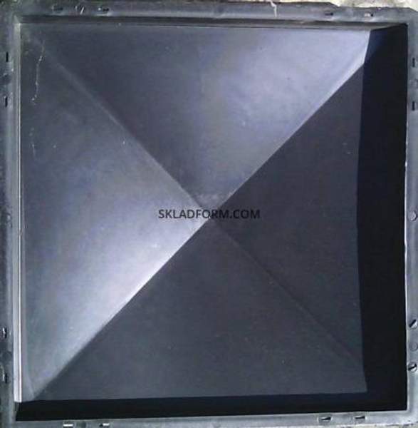 Форма крышки четырехскатной 39х39