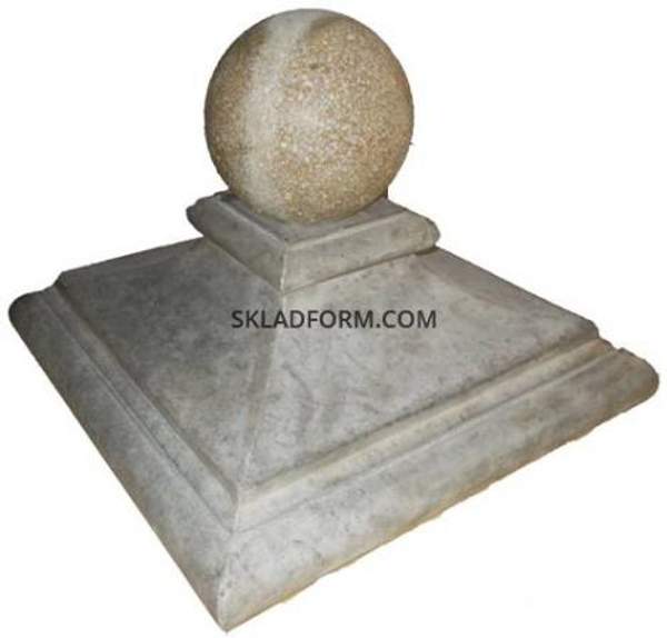 Форма крышки на столб Проскуров 5-2