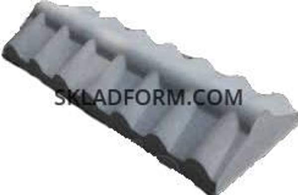 Форма крышки парапет Черепица 1