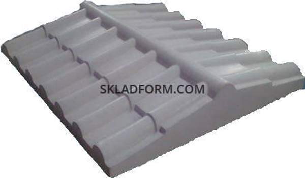 Форма крышки парапет Черепица 2-1