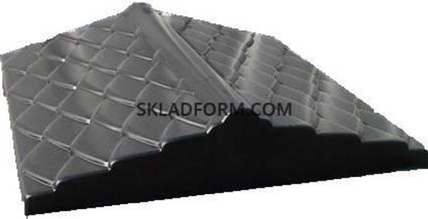 Форма крышки парапет Черепица 3