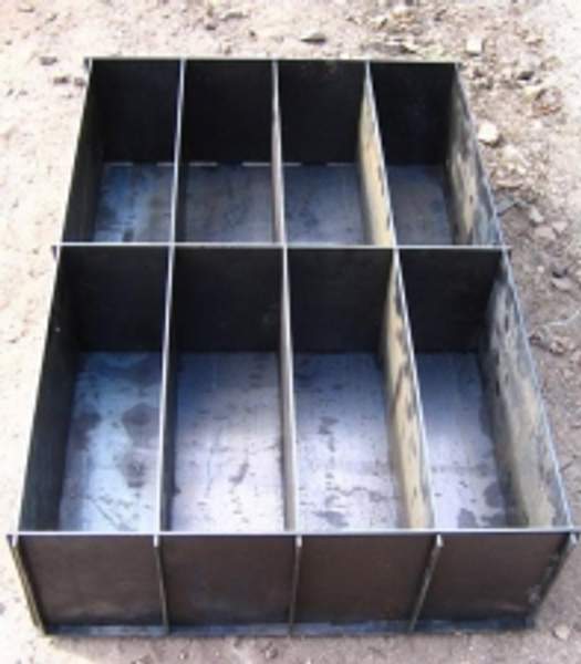 Форма металлическая для пенобетонных блоков, высокоточная