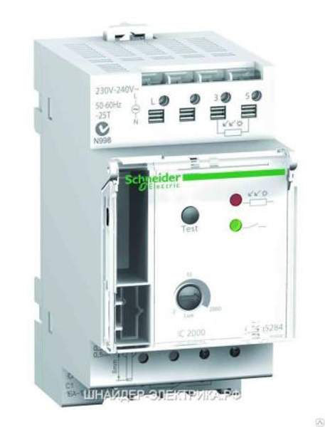 Фотореле модульное IC2000 10А 230В 2300Вт IP20 Schneider