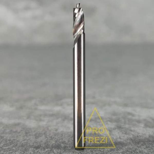 ФРЕЗА ДЛЯ РАСКРОЯ АКРИЛА И ПВХ С ЧЕТВЕРТЬЮ ПОД БОРТ Z1 5A