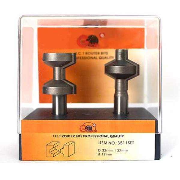 Фреза Globus 3511 Set h32 хв.мм пазошиповая