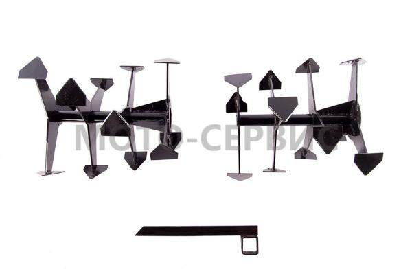 Фрезы Гусиные лапки для мотоблока тип Агро, 4 отв., усиленные