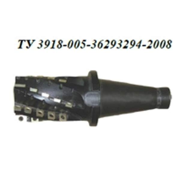 Фрезы концевые с винтовым расположением твердосплавных пластин