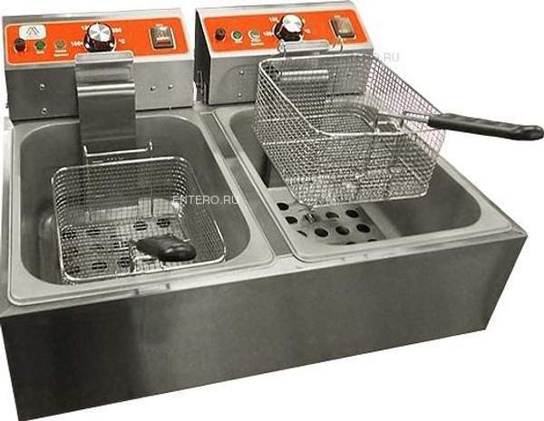 Фритюрница ATESY Ф-2х1/2-Э АЛЕНТА(двухсекционная)