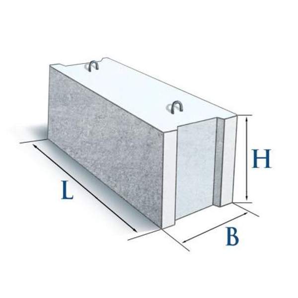 Фундаментный блок ФБС 9.5.6т