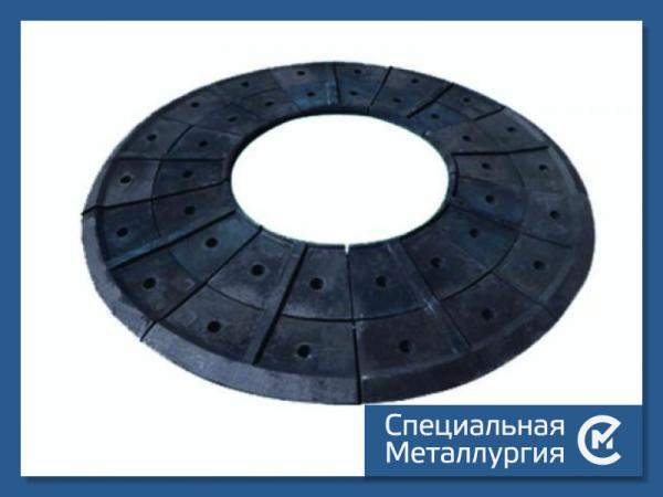 Футеровка для мельницы 70 № черт. 1376.03.204