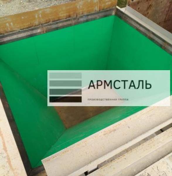 Футеровка приемного бункера