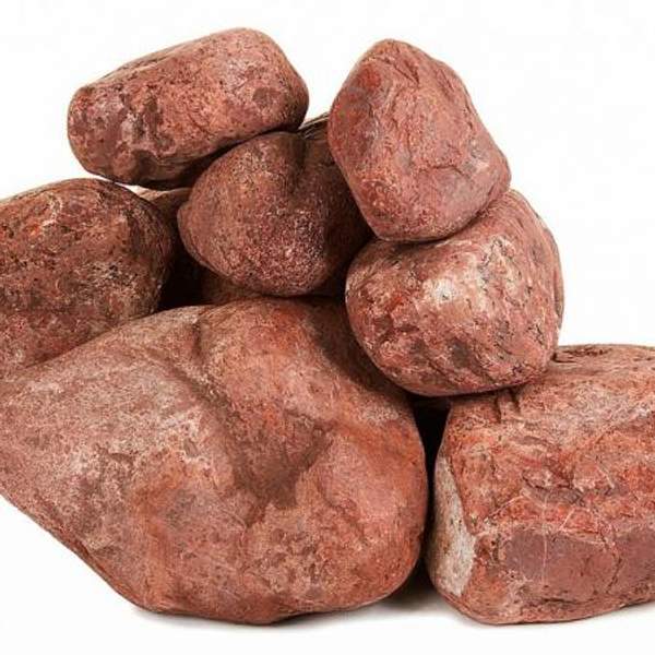 Галтованная яшма для бани (окатанная)