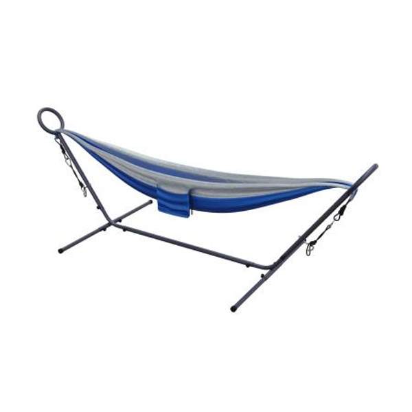 Гамак EVO FITNESS Jungle с каркасом, синий