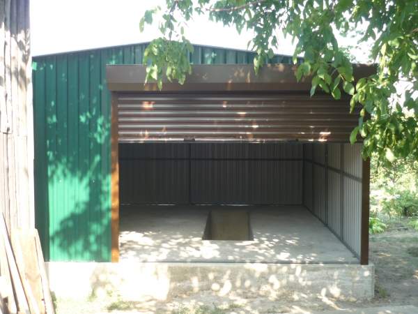 Гараж металлический разборной