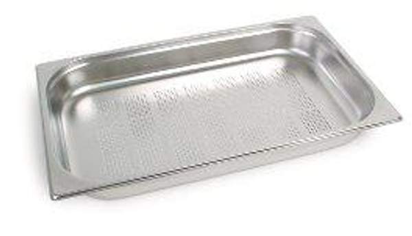 Гастроемкость GN1/1 h40 530х325х20 перфорированная. Гастроемкость из нержавеющей стали.