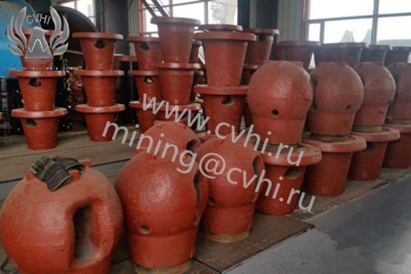 Гайка/головка для конусной дробилки КСД КМД