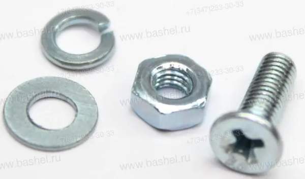 Гайка шестигранная М3, М4, М5 DIN 934 (аналог ГОСТ 5915-5927) оцинкованная с покрытием со стандартным шагом резьбы класс прочности 5.0