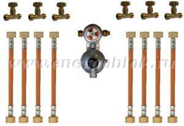Газобаллонная установка для 8-ми баллонов 924 S ( газовая рампа )