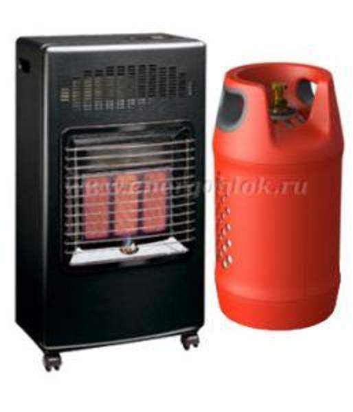 Газовый инфракрасный обогреватель Bartolini Pullover I с полимерно композитным газовым баллоном HPCR LPGC 24,5 л