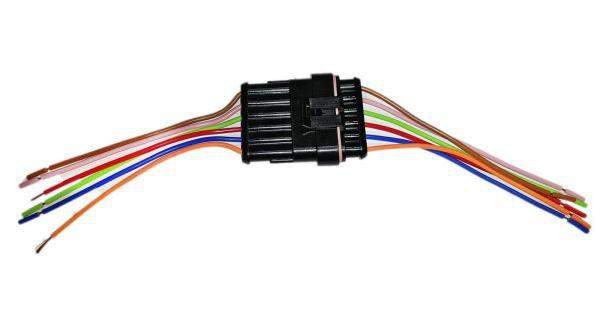 Герметичный разъём 6-и контактный с проводом