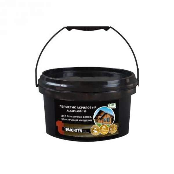 ГЕРМЕТИК ALFAPLAST-136 ДЛЯ ДЕРЕВА "ТЕПЛЫЙ ШОВ"