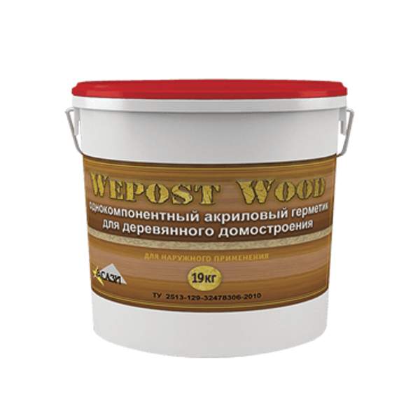 Герметик для дерева Wepost Wood - 15 кг
