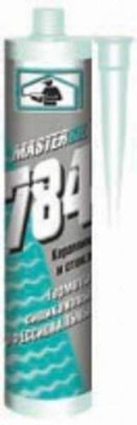 Герметик Mastersil 784 для стекла и керамики (310 мл)