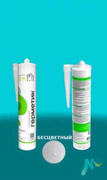 Герметик силиконовый санитарный KRONBUILD (Цвет:прозрачный)