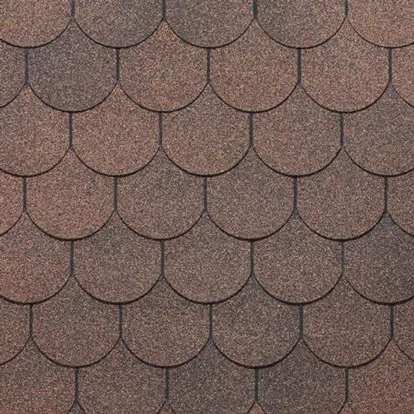 Гибкая черепица Docke (Дёке) коллекция Льеж, цвет Грильяж