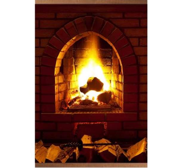 Гибкий настенный обогреватель Домашний очаг Камин (для помещений) (60х105 см)