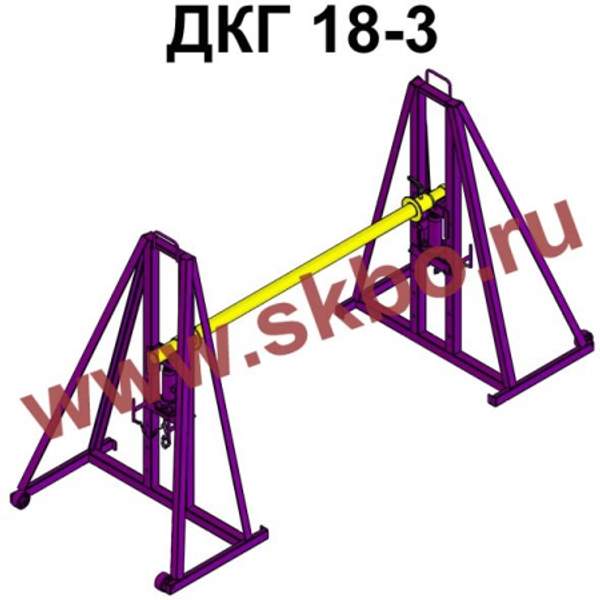 Гидравлический кабельный домкрат ДКГ 18-3
