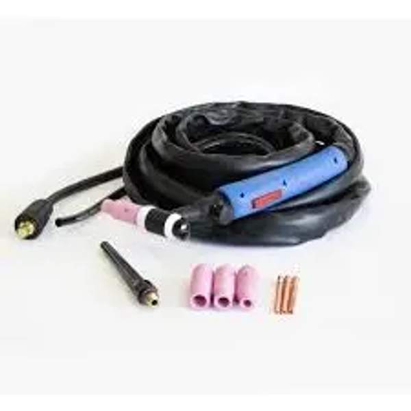 Горелка для аргонно-дуговой TIG сварки TS 26V M12x1 4 метра евроразъём воздушное охлаждение