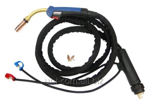 Горелка для полуавтомата с газовым охлаждением МIG/MAG 15-AK 150-180 3 метра евроразьем Abicor Binzel Grip