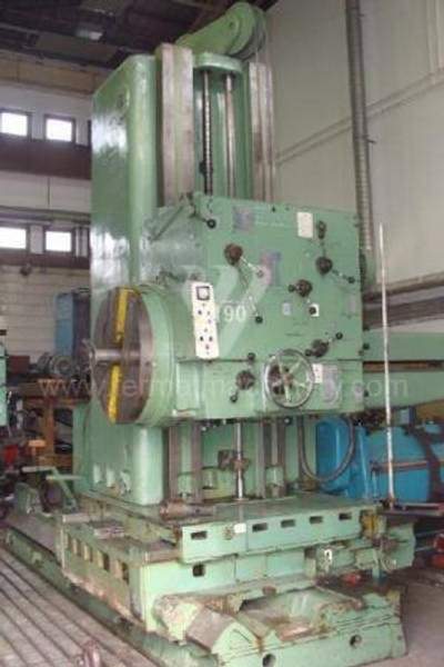 Горизонтальный расточный станок с неподвижной плитой UNION BFP 125/III 1980