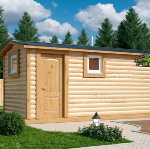 Готовая баня 5х2,4 метра