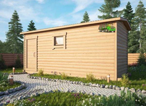 Готовая баня 5х2,4 метра