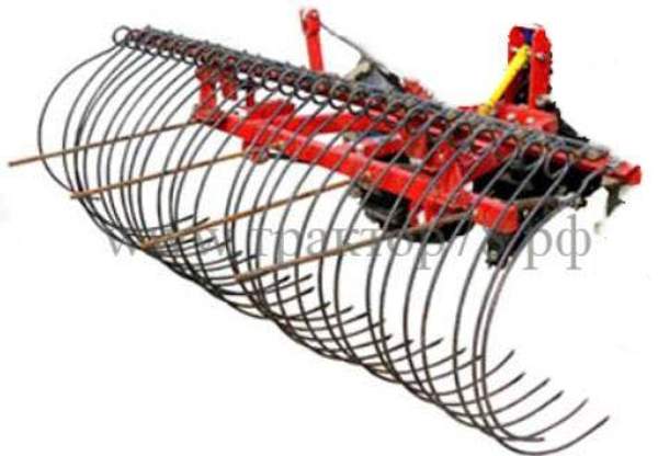 Грабли поперечные на минитрактор 2.1 - 2.6 м.