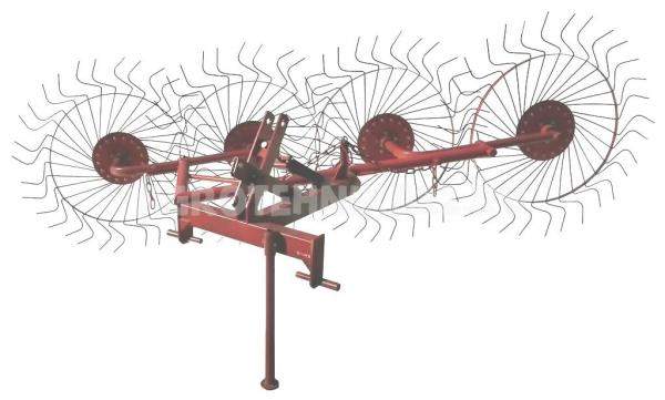 Грабли- ворошилки 4-х колесные