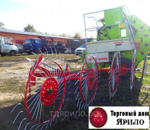 Грабли-ворошилки Ekiw 4 колесные