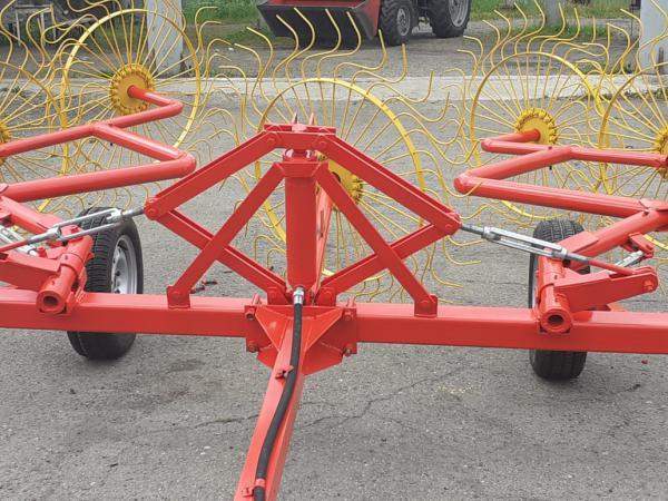 Грабли ворошилки ГВВ-9 колёс (со средним колесом)