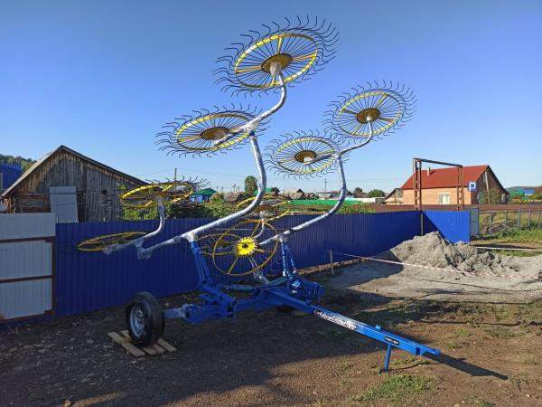 Грабли ворошилки прицепные 8-9к.