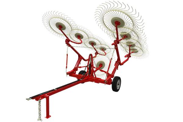 Грабли ворошилки валковые прицепные ГВВ-6М.