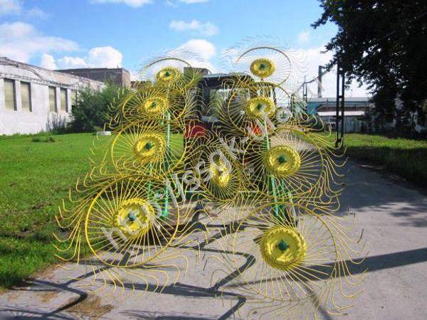 Грабли-ворошилки валковые прицепные ГВВ-6М СК 7 мм.