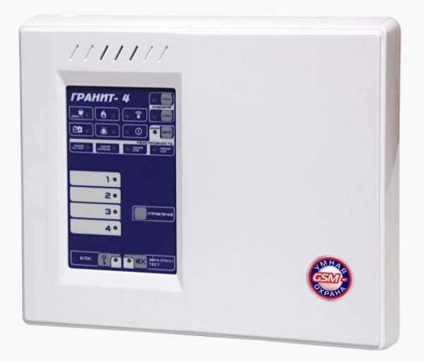 Гранит-4А GSM Прибор приемно-контрольный охранно-пожарный со встроенным коммуникатором GSM
