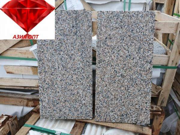 Гранитная плитка 600х300х20. Гранит Перл Флаур термо.