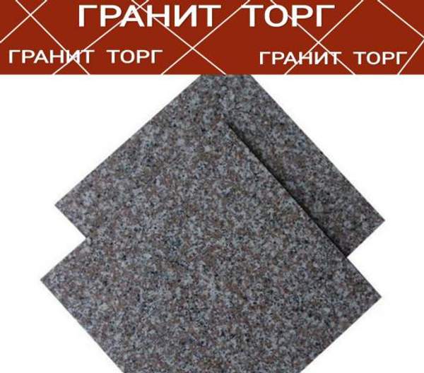 Гранитная плитка. Бейн Брук Браун, полировка 600х300х20. Гранит коричневый. Гранит для облицовки