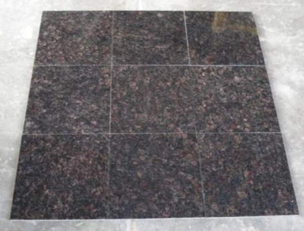 Гранитная плитка TanBrown 600х600х20 термообработка.