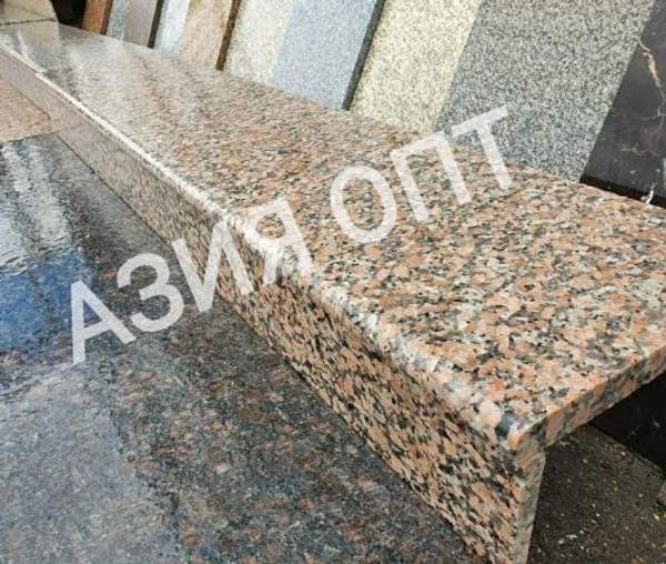 Гранитные ступени 1500х320х30 Maple Red,термообработка