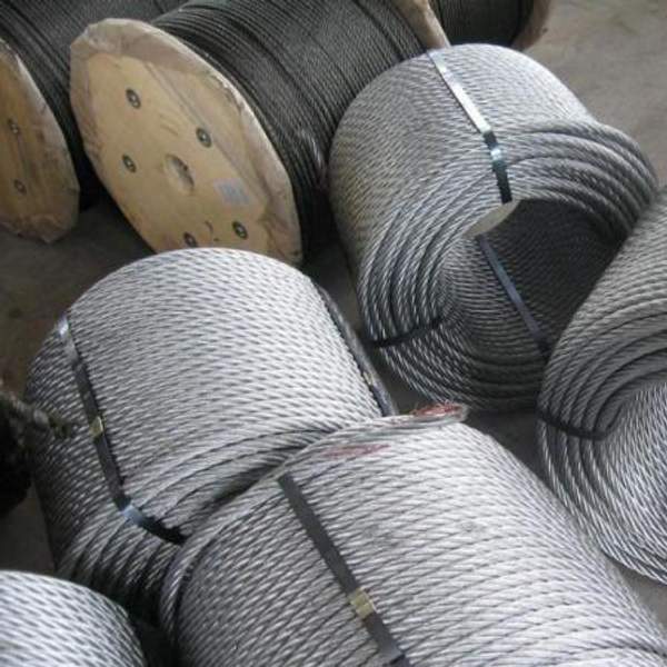 Грозозащитный трос с50 - канат стальной одинарной свивки типа тк, диаметром 9,1 мм.